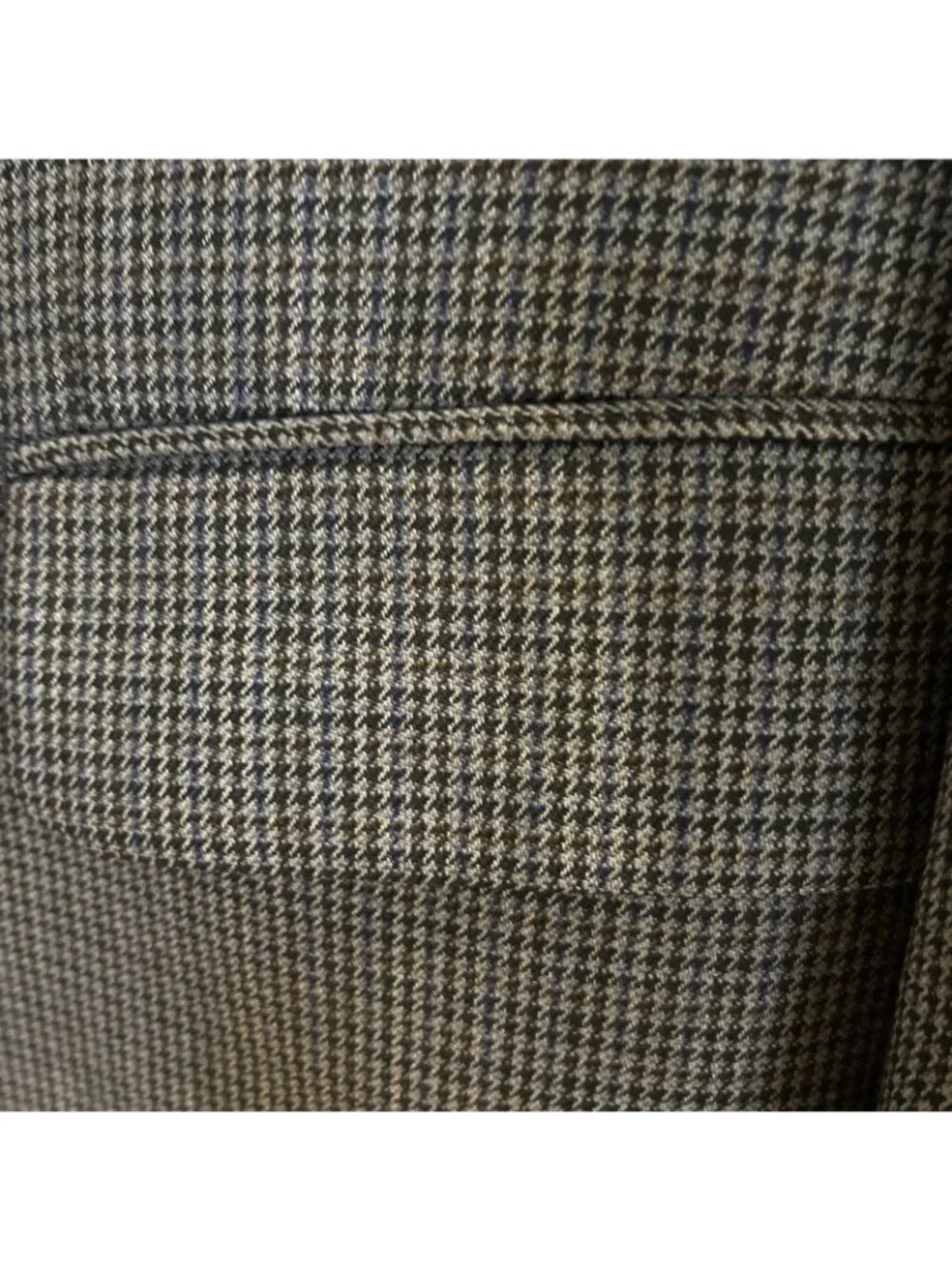 Lauren Ralph Lauren Mens Blazer Jacket Sz 48R Blue&black Herringbone Sport Coat